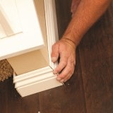 Installation of baseboard trim