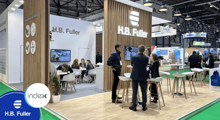 H.B. Fuller Booth at Index 2026 event in Geneva